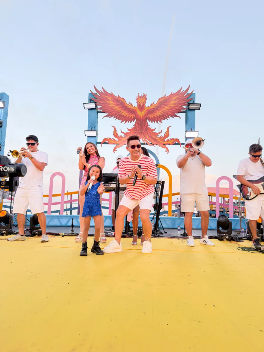 Japinha Paraense faz participação especial em gravação da Banda Caferana na Praia do Guajará — foto 3