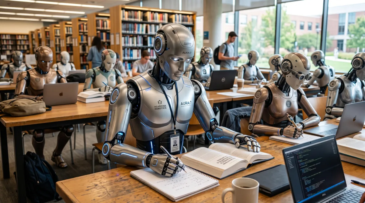 China abre a primeira escola técnica do mundo exclusiva para robôs humanoides