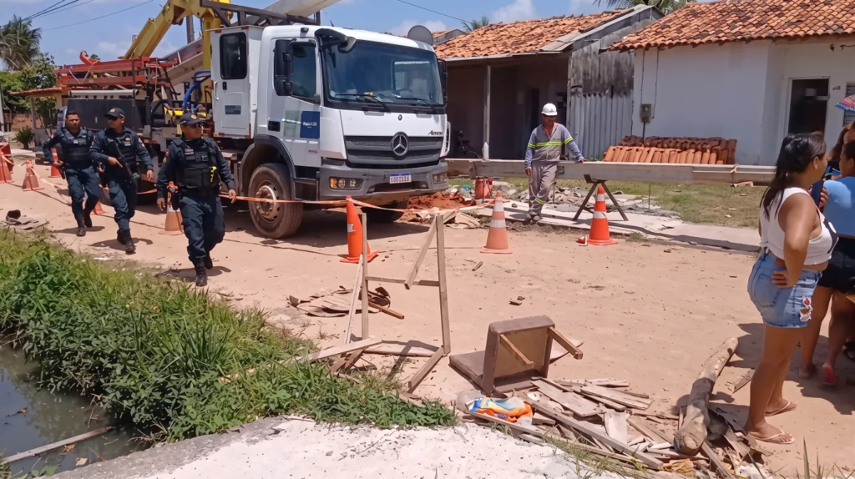 Tumulto com a PM marca ação da Equatorial em Cametá